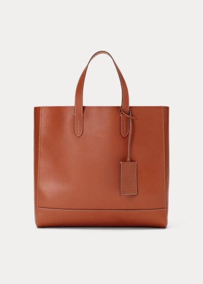 Men's Ralph Lauren Calfskin Tote Bags | 130298OER